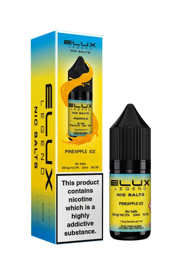 Pineapple Ice Nic Salt E-Liquid by Elux Legend 10ml